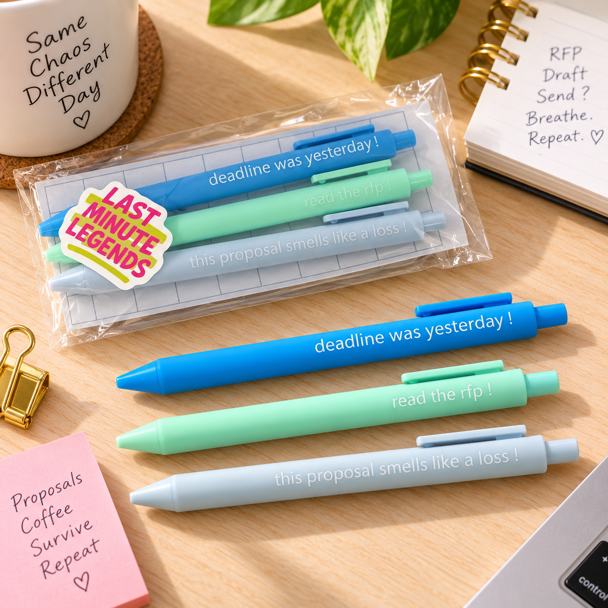 Deadline Mode — 3-Pen Set